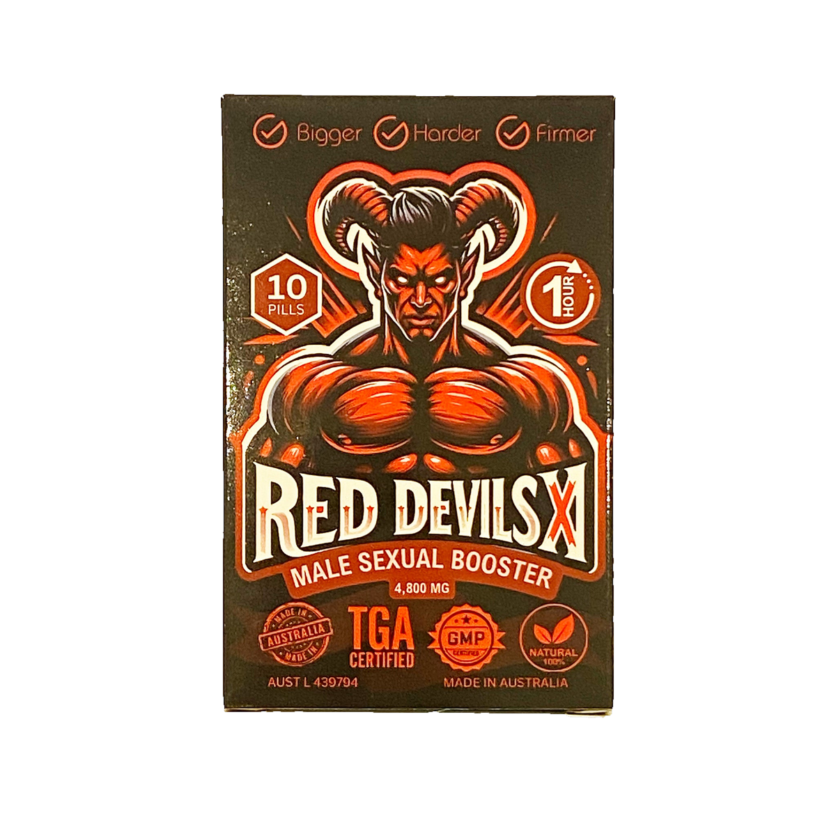 Red Devils X 10 capsules